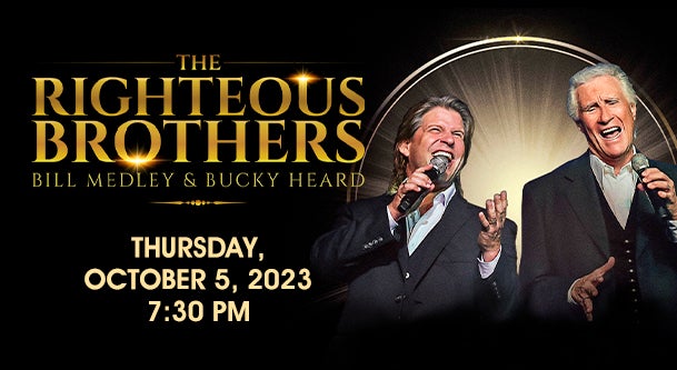 The Righteous Brothers Genesee Theatre   23 002363 GEN The Righteous BrothersBanner Ads 609x333 214772e01d 